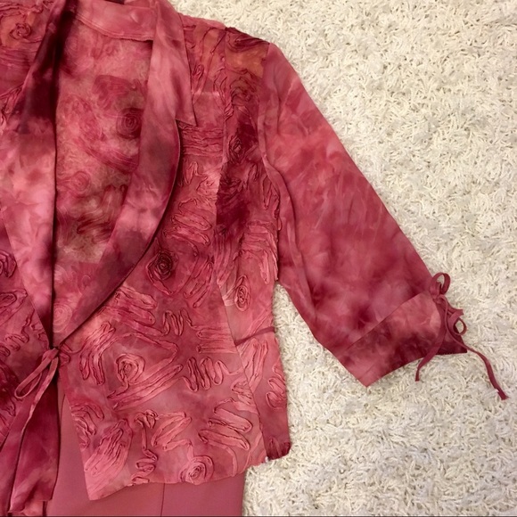 🎉HP🎉European Designer Two-Piece Set Dusty Pink - Picture 2 of 8